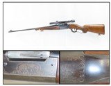 ENGRAVED Model 1899EG SAVAGE ARMS C&R .300 Savage TAKEDOWN Sporting RifleELK SCENE ENGRAVED Lever Action Rifle with SCOPE - 1 of 22