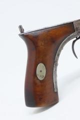 c1830s mfr. ETHAN ALLEN POCKET RIFLE UNDERHAMMER Pistol .32 Caliber Antique Long and Slender Pistol for the Top of the Boot! - 14 of 16