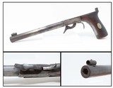 c1830s mfr. ETHAN ALLEN POCKET RIFLE UNDERHAMMER Pistol .32 Caliber Antique Long and Slender Pistol for the Top of the Boot! - 1 of 16