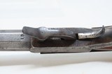 c1830s mfr. ETHAN ALLEN POCKET RIFLE UNDERHAMMER Pistol .32 Caliber Antique Long and Slender Pistol for the Top of the Boot! - 11 of 16