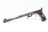 c1830s mfr. ETHAN ALLEN POCKET RIFLE UNDERHAMMER Pistol .32 Caliber Antique Long and Slender Pistol for the Top of the Boot! - 2 of 16