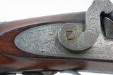 Antique DEANE, ADAMS & DEANE Double Barrel PERCUSSION 12 Gauge SxS SHOTGUNNicely ENGRAVED from the Pre-CIVIL WAR Period - 19 of 25