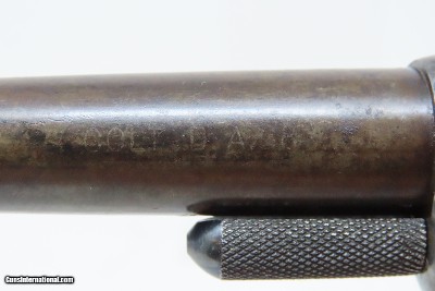 Antique “Etched Panel” SHERIFF’S MODEL Colt Model 1877 “LIGHTNING” Revolver Iconic Double Action Colt Made in 1887 - Image 2 of 18