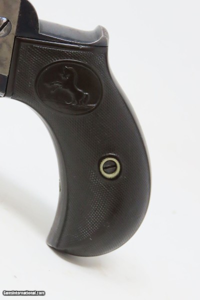 Antique “Etched Panel” SHERIFF’S MODEL Colt Model 1877 “LIGHTNING” Revolver Iconic Double Action Colt Made in 1887 - Image 4 of 18