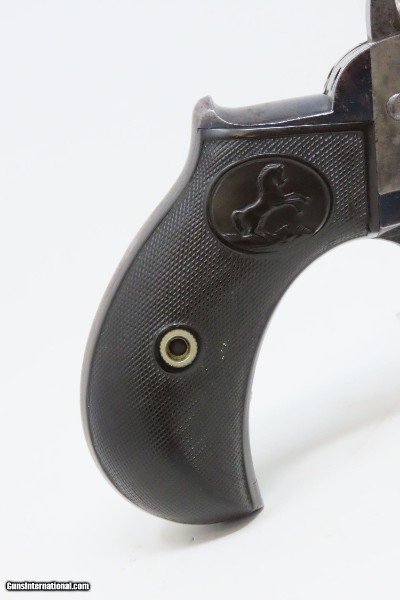Antique “Etched Panel” SHERIFF’S MODEL Colt Model 1877 “LIGHTNING” Revolver Iconic Double Action Colt Made in 1887 - Image 16 of 18