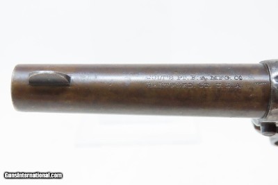 Antique “Etched Panel” SHERIFF’S MODEL Colt Model 1877 “LIGHTNING” Revolver Iconic Double Action Colt Made in 1887 - Image 10 of 18