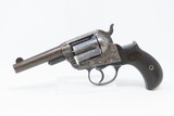 Antique “Etched Panel” SHERIFF’S MODEL Colt Model 1877 “LIGHTNING” Revolver Iconic Double Action Colt Made in 1887 - 3 of 18