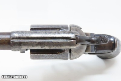 Antique “Etched Panel” SHERIFF’S MODEL Colt Model 1877 “LIGHTNING” Revolver Iconic Double Action Colt Made in 1887 - Image 9 of 18