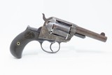 Antique “Etched Panel” SHERIFF’S MODEL Colt Model 1877 “LIGHTNING” Revolver Iconic Double Action Colt Made in 1887 - 15 of 18