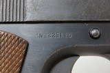 c1918 mfr. WWI COLT Model 1911 Pistol “U.S. PROPERTY”.45 ACP C&R GI FINE Iconic US Sidearm from the Great War! - 16 of 21
