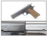 c1918 mfr. WWI COLT Model 1911 Pistol “U.S. PROPERTY”.45 ACP C&R GI FINE Iconic US Sidearm from the Great War! - 1 of 21