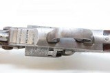ENGRAVED Antique CIVIL WAR Era MANHATTAN ARMS .31 Caliber POCKET RevolverNew Jersey Manufactured with 5 Inch Octagon Barrel - 13 of 26