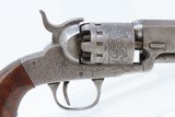 ENGRAVED Antique CIVIL WAR Era MANHATTAN ARMS .31 Caliber POCKET RevolverNew Jersey Manufactured with 5 Inch Octagon Barrel - 20 of 26