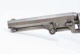 ENGRAVED Antique CIVIL WAR Era MANHATTAN ARMS .31 Caliber POCKET RevolverNew Jersey Manufactured with 5 Inch Octagon Barrel - 6 of 26