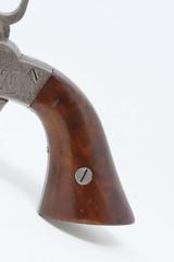 ENGRAVED Antique CIVIL WAR Era MANHATTAN ARMS .31 Caliber POCKET RevolverNew Jersey Manufactured with 5 Inch Octagon Barrel - 4 of 26