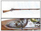 1824 DATED Antique U.S. HARPERS FERRY ARSENAL Model 1816 FLINTLOCK MusketUnited States Armory Produced MILITARY MUSKET! - 1 of 23