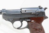 WORLD WAR II Nazi German SPREEWERKE “cyq” Code P.38 Semi-Auto C&R Pistol
9x19mm Wehrmact Sidearm with HOLSTER! - 6 of 23