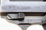 WORLD WAR II Nazi German SPREEWERKE “cyq” Code P.38 Semi-Auto C&R Pistol
9x19mm Wehrmact Sidearm with HOLSTER! - 8 of 23