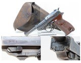 WORLD WAR II Nazi German SPREEWERKE “cyq” Code P.38 Semi-Auto C&R Pistol9x19mm Wehrmact Sidearm with HOLSTER!