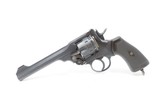 1917 Dated WORLD WAR I Era British WEBLEY & SCOTT Mark VI .455 Revolver C&R British MILITARY Service Revolver through BOTH WORLD WARS! - 2 of 24