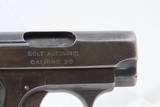 c1911 mfr. COLT Model 1908 .25 ACP “VEST POCKET” Pistol 6.35x16mmSR C&RColt’s Smallest Semi-Auto, Made in 1911 - 17 of 17