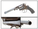 Antique IRISH RETAILER Marked BEAUMONT-ADAMS PATENT Percussion Revolver .45 TRULOCK & HARRIS of DUBLIN Marked