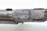 Antique APELLANIZ Spanish DOUBLE BARREL Side x Side 11mm Cal PINFIRE Pistol EIBAR Made Self Defense Pistol with FOLDING TRIGGER! - 11 of 16