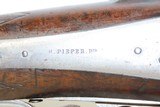 HENRI PIEPER Double Barrel C&R Belgian Made Side by Side HAMMER CAPE GUNNice Turn of the Century RIFLE/SHOTGUN! - 15 of 21