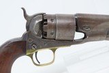 Early, 4-Screw COLT Model 1860 ARMY .44 Caliber REVOLVER CIVIL WAR AntiqueMade in 1861, Fine Condition, Early Civil War! - 21 of 22