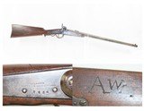 1st MD CAVALRY PHB GALLAGER CARBINE Civil War Potomac Home Brigade STRODE Stock Carved with the Name “D. Strode”
