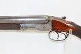 1895 mfr. Antique COLT Model 1883 Hammerless 12 Gauge Double Barrel SHOTGUN
ENGRAVED Colt Shotgun with Damascus Barrels! - 4 of 19