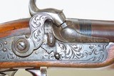 BAVARIAN Antique RIEGER of MUNICH Double Barrel 16 Gauge PERCUSSION Shotgun CARVED STOCK, SCROLL ENGRAVED LOCKS - 16 of 19