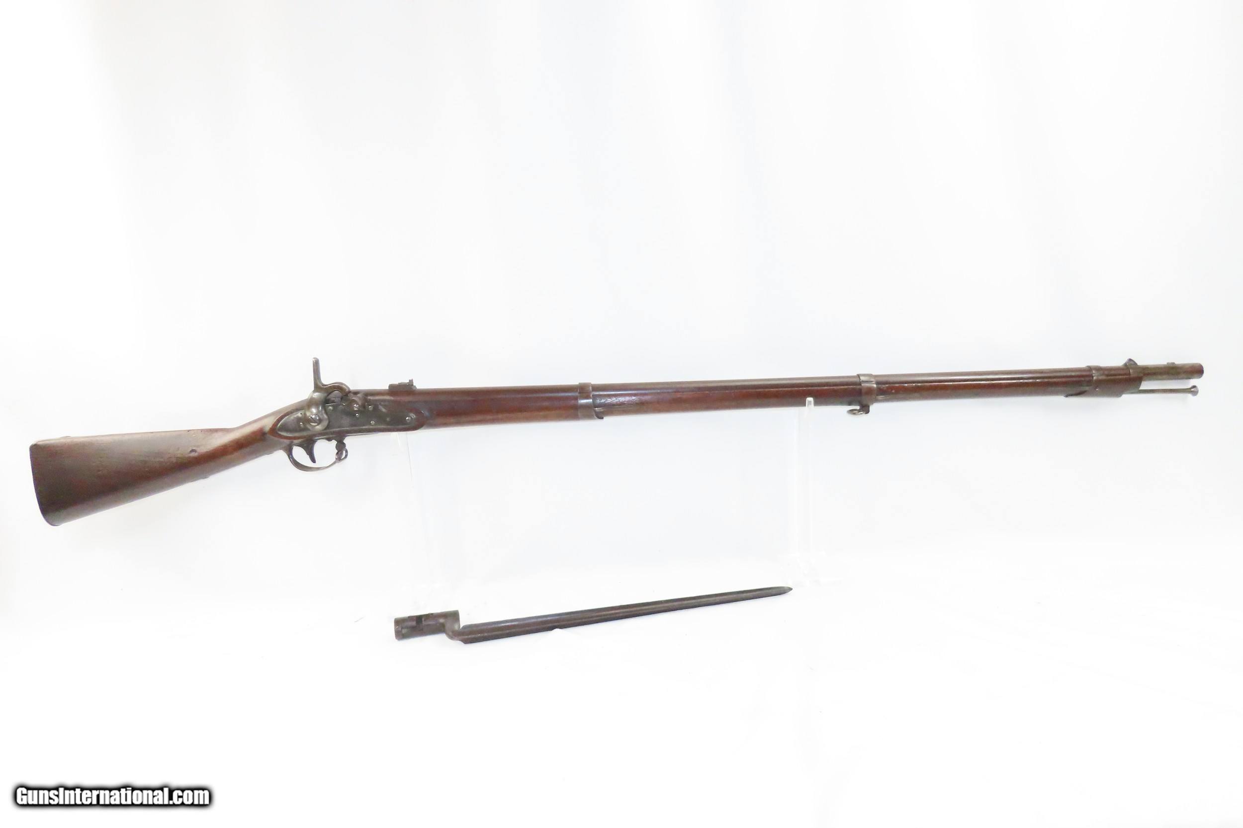 NEW JERSEY CONTRACT Antique SPRINGFIELD Model 1816 Conversion RIFLE ...