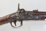 NEW JERSEY CONTRACT Antique SPRINGFIELD Model 1816 Conversion RIFLE-MUSKETHEWES & PHILLIPS “Bolster” Conversion in 1861 with BAYONET - 9 of 19