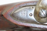 NEW JERSEY CONTRACT Antique SPRINGFIELD Model 1816 Conversion RIFLE-MUSKETHEWES & PHILLIPS “Bolster” Conversion in 1861 with BAYONET - 4 of 19