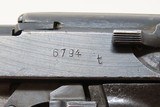 WORLD WAR II 3rd Reich German SPREEWERKE “cyq” Code P.38 Pistol 9x19mm C&REAGLE/SWASTIKA Proofed Wehrmacht Sidearm - 6 of 21