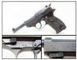 WORLD WAR II 3rd Reich German SPREEWERKE “cyq” Code P.38 Pistol 9x19mm C&REAGLE/SWASTIKA Proofed Wehrmacht Sidearm - 1 of 21