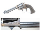c1901 mfr COLT Bisley Model SINGLE ACTION ARMY .38 Special Revolver SAA C&R 1st Generation Colt Single Action Army - 1 of 18