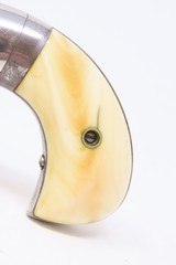 Antique HOPKINS & ALLEN “XL No. 4 NY” Single Action SPUR TRIGGER Revolver“Suicide Special” with ANTIQUE IVORY GRIPS - 3 of 16