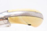 Antique HOPKINS & ALLEN “XL No. 4 NY” Single Action SPUR TRIGGER Revolver“Suicide Special” with ANTIQUE IVORY GRIPS - 6 of 16