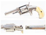 Antique HOPKINS & ALLEN “XL No. 4 NY” Single Action SPUR TRIGGER Revolver“Suicide Special” with ANTIQUE IVORY GRIPS - 1 of 16