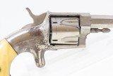 Antique HOPKINS & ALLEN “XL No. 4 NY” Single Action SPUR TRIGGER Revolver“Suicide Special” with ANTIQUE IVORY GRIPS - 15 of 16