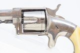 Antique HOPKINS & ALLEN “XL No. 4 NY” Single Action SPUR TRIGGER Revolver“Suicide Special” with ANTIQUE IVORY GRIPS - 4 of 16