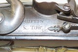 c1770s Antique GRIFFIN & TOW Flintlock Blunderbuss REVOLUTIONARY WAR Era250+ Year Old Close Range Weapon! - 4 of 19