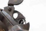 1850s Antique BELGIAN Proofed 9mm Caliber PINFIRE Double Action RevolverEuropean Conceal & Carry Sidearm - 10 of 17