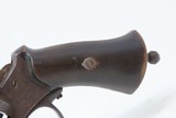 1850s Antique BELGIAN Proofed 9mm Caliber PINFIRE Double Action RevolverEuropean Conceal & Carry Sidearm - 3 of 17