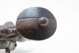 1850s Antique BELGIAN Proofed 9mm Caliber PINFIRE Double Action RevolverEuropean Conceal & Carry Sidearm - 11 of 17