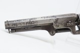 ENGRAVED Antique CIVIL WAR Era MANHATTAN ARMS .31 Caliber POCKET Revolver
With 5 Inch Octagon Barrel and CYLINDER SCENE - 5 of 19