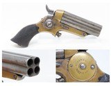 SCARCE Antique EBEN T. STARR .32 Caliber RF Four Barrel PEPPERBOX PistolOnly 2,000 Estimated Made in the Late 1860s - 1 of 14
