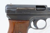 WEIMAR Era GERMAN MAUSER Model 1914 7.65mm Semi-Automatic C&R Pocket Pistol German Side Arm in .32 ACP - 16 of 17